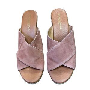 Andre Assous Amber Blush Wedge Sandal NWB Size 40/10